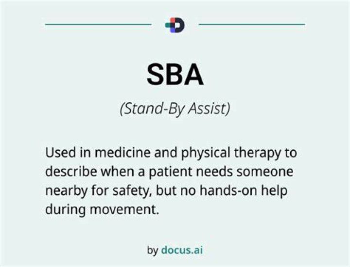 sba medical abbreviation