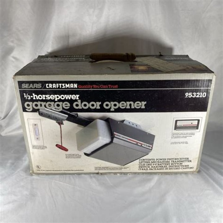 sears craftsman garage door opener