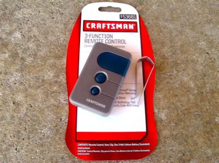 sears garage door opener remote