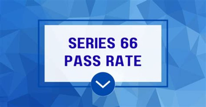 series 66 pass rate
