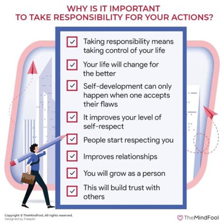 taking responsibility for your actions
