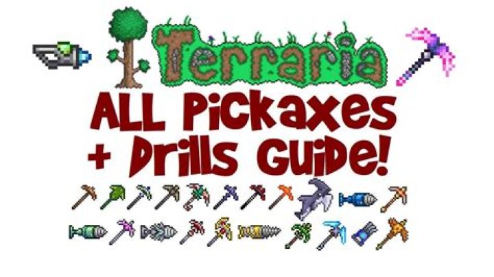 terraria pickaxe tiers