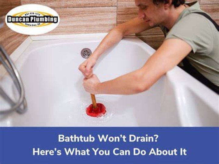 tub won’t drain