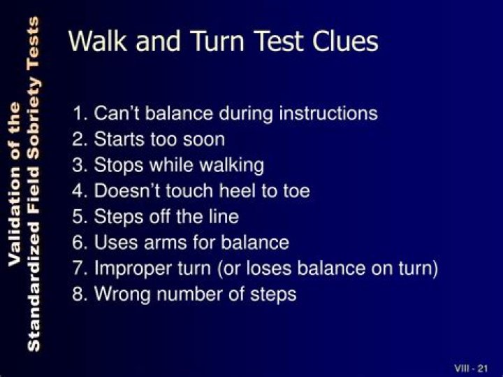 walk and turn clues