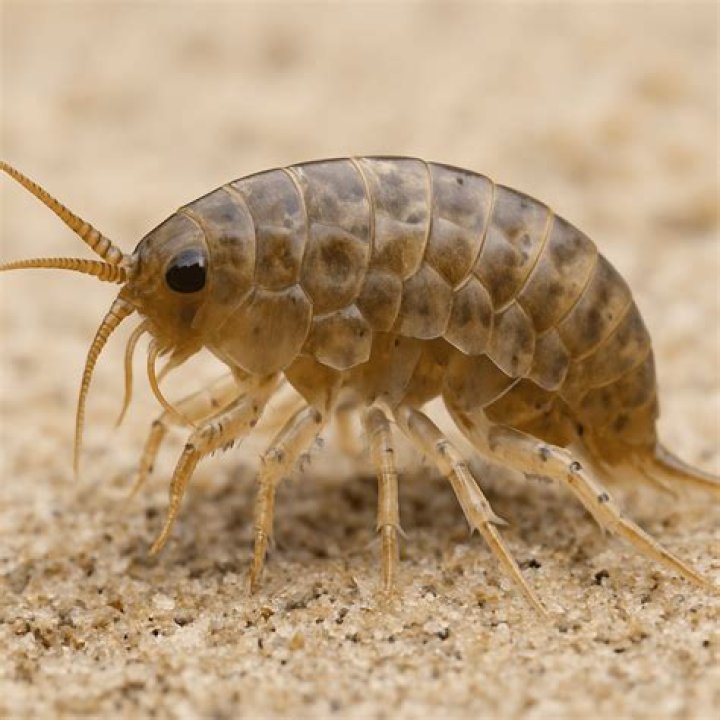 what do sand fleas look like