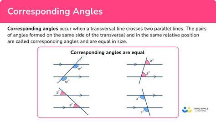 what does corresponding mean in math