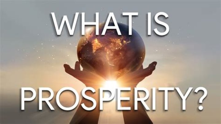 what does prosperous