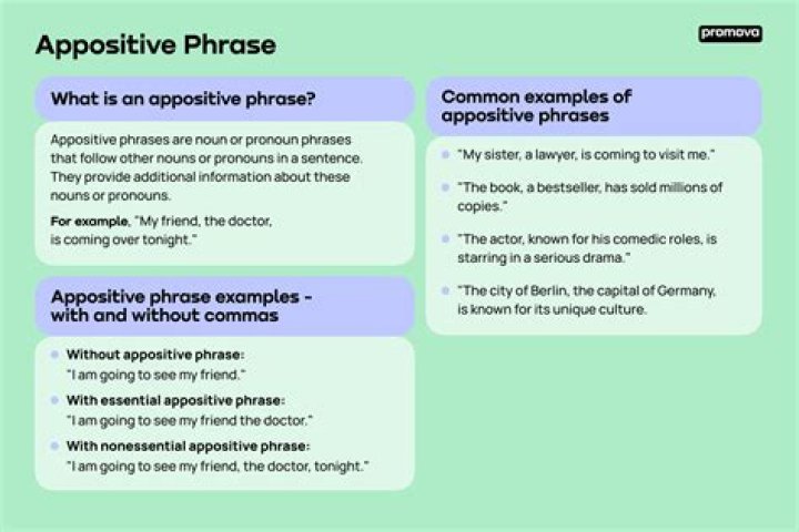 what is a appositive