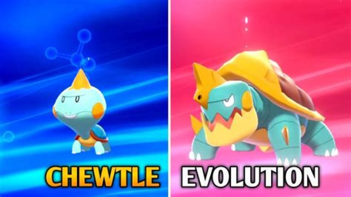 when does chewtle evolve