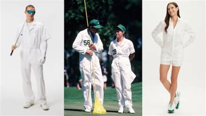 why do the caddies wear white jumpsuits