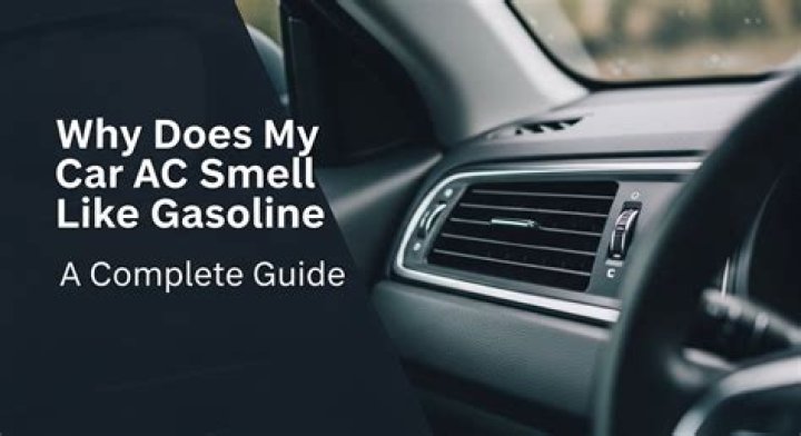 why does my car ac smell
